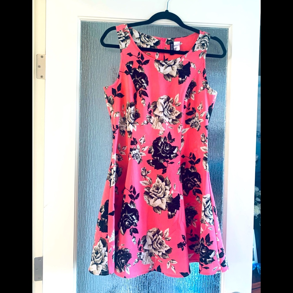Pink & Black Dress size 8